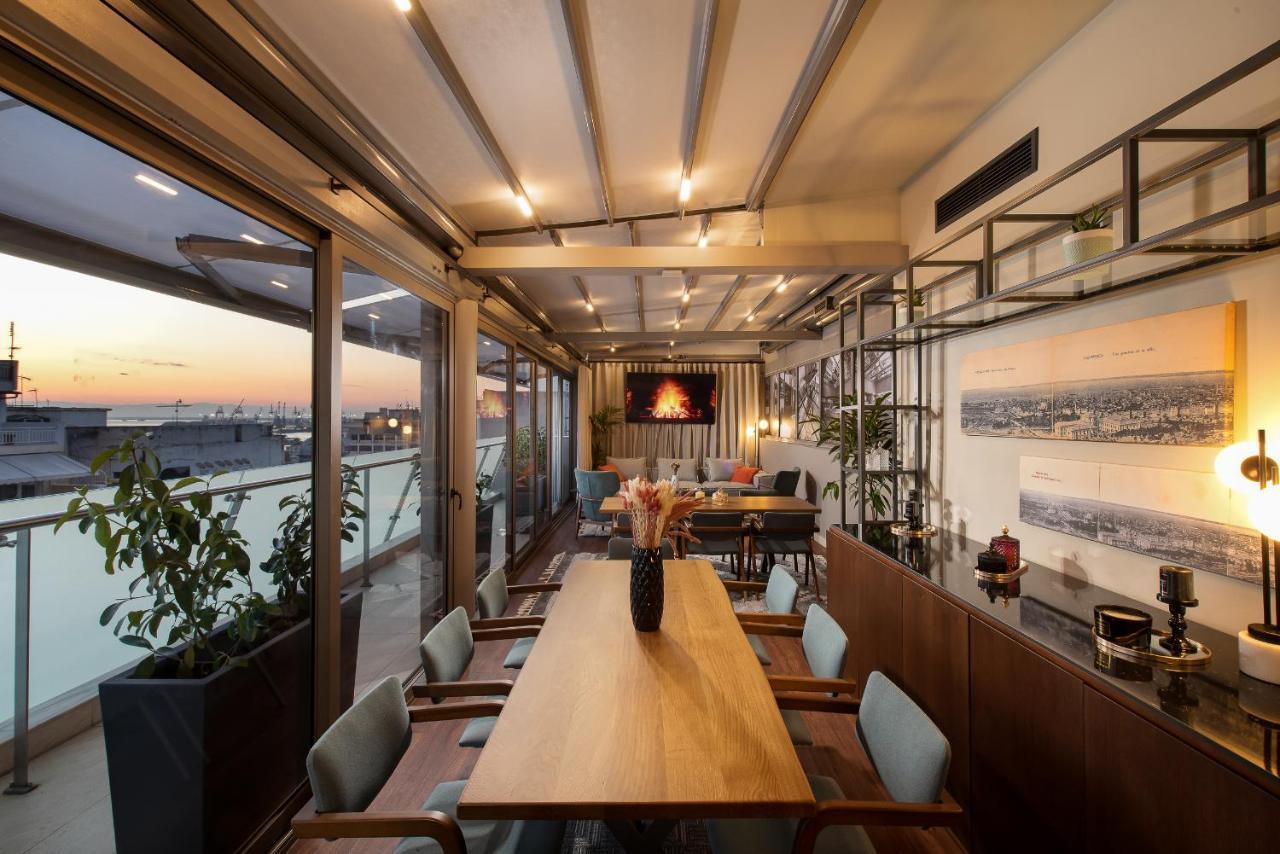 S Hotel Boutique Салоники Экстерьер фото The Sky Bar
